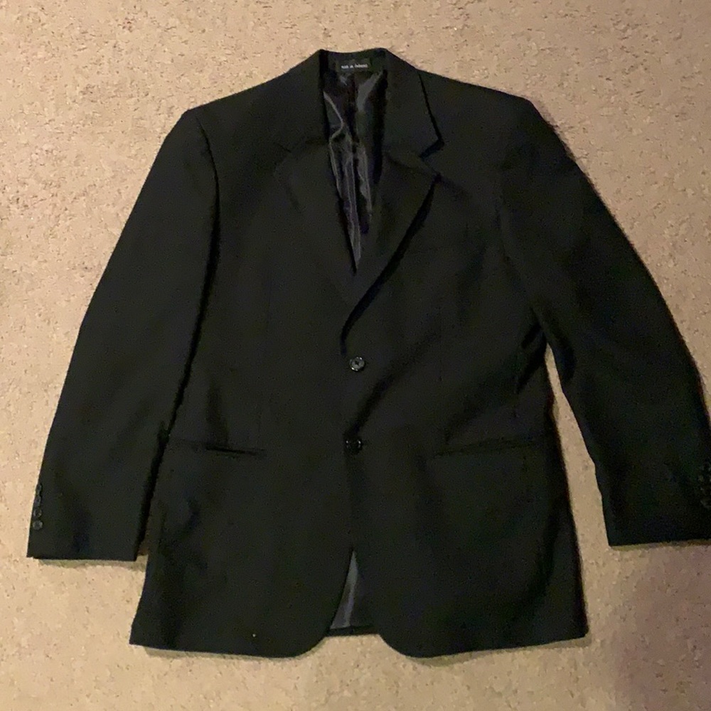 Black sport jacket/blazer.